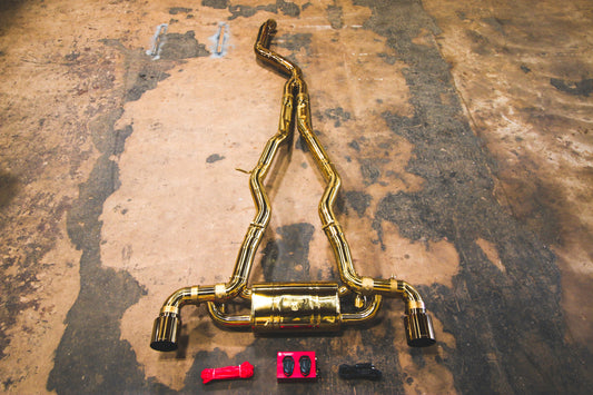 Toyota Supra A90 / A91 Anodized Gold Valved Sport Exhaust System